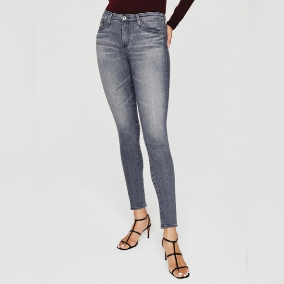 NWT AG Legging Ankle Super Skinny Jeans in Gray Size 31R - Picture 2 of 16